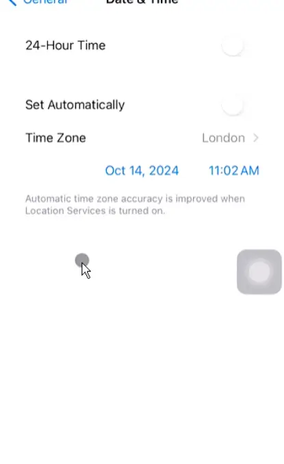 进入 Time Zone
